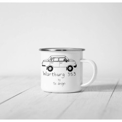 Wartburg - SC design fém bögre