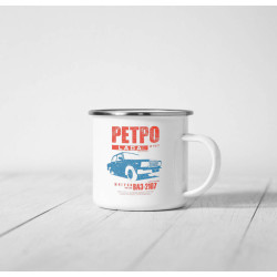 RETRO Lada fém bögre