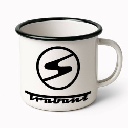 Trabant embléma fém bögre