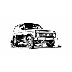 Lada Niva fém bögre