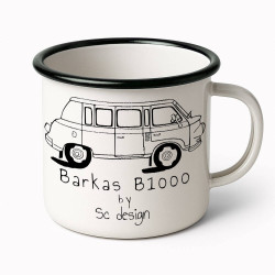 Barkas - SC design fém bögre