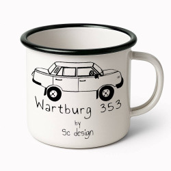 Wartburg - SC design fém bögre