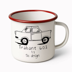 Trabant - SC design fém bögre